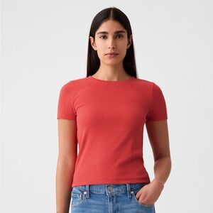 gap ribbed tshirt